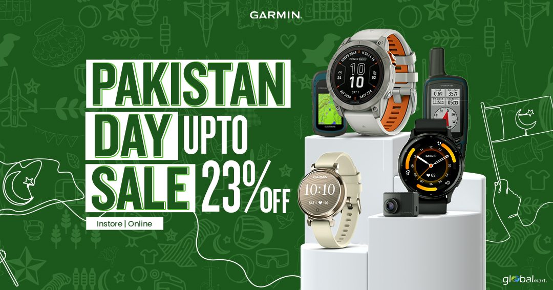 Celebrate Pakistan Day with Up to 23% Off on Garmin Products!