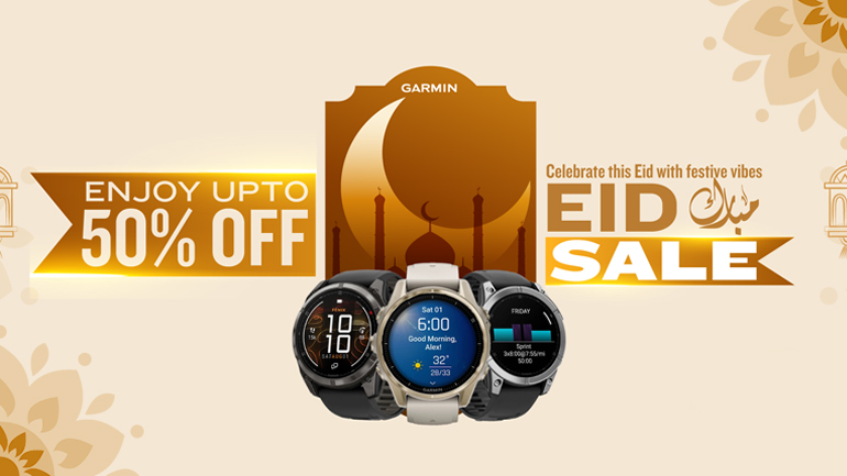 Keep the Eid Spirit Alive with Ongoing Savings Garmin Eid Sale 2026 with Up to 50% Off!!