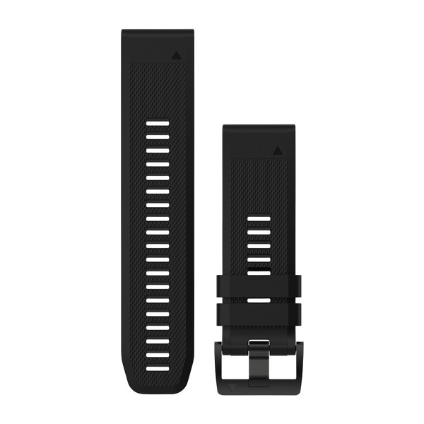 QuickFit 26 Watch Bands Black Silicone