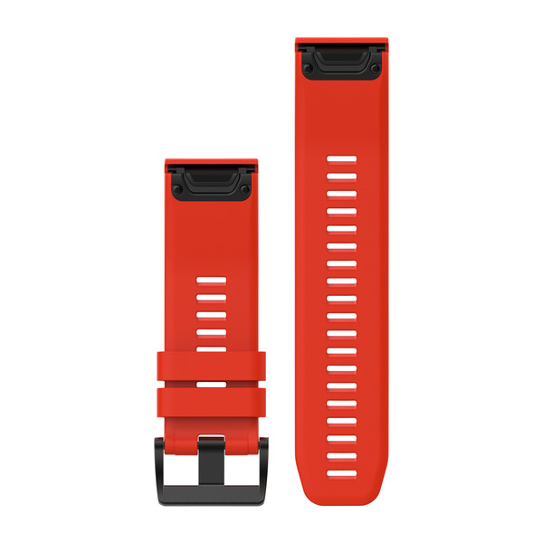 QuickFit 26 Watch Bands Flame Red Silicone