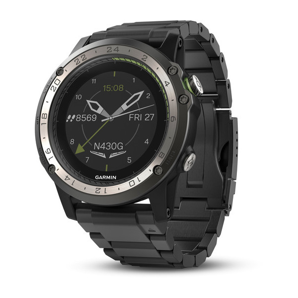 D2™ Charlie Titanium Bezel with Titanium and Silicone Bands
