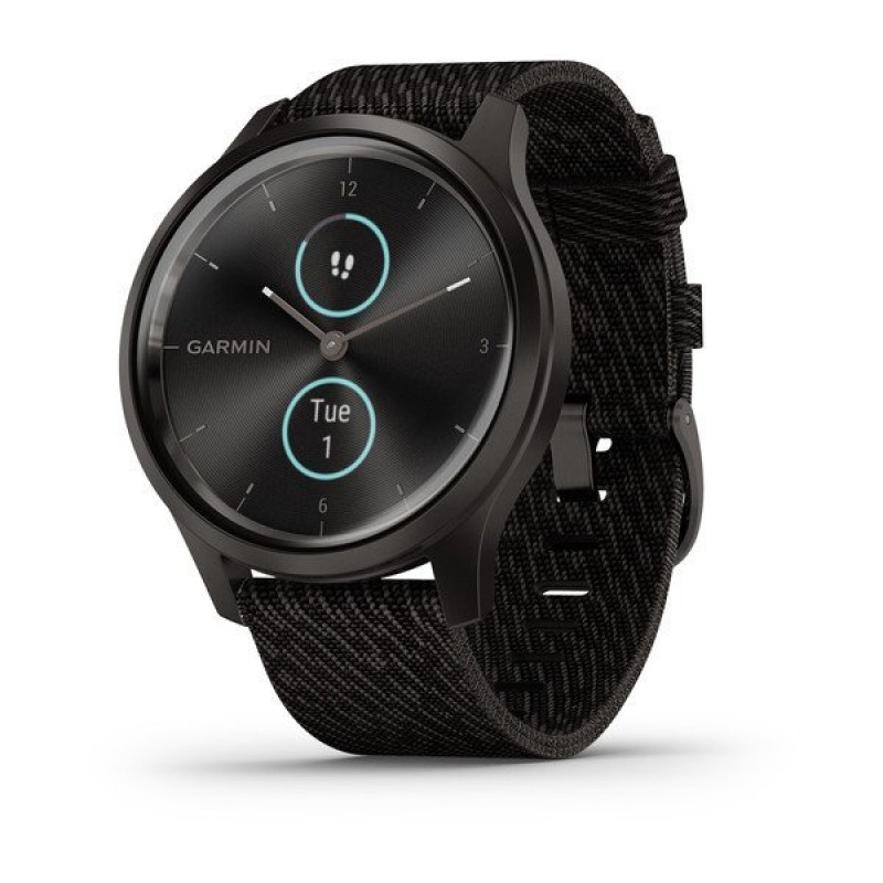 vivomove Style Graphite Aluminum Case with Black Pepper Woven Nylon Band In Pakistan