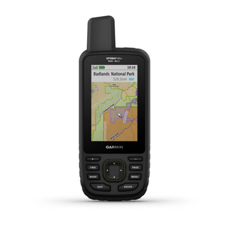 GPSMAP® 66sr Multi-Band/GNSS Handheld with Sensors and TOPO Maps