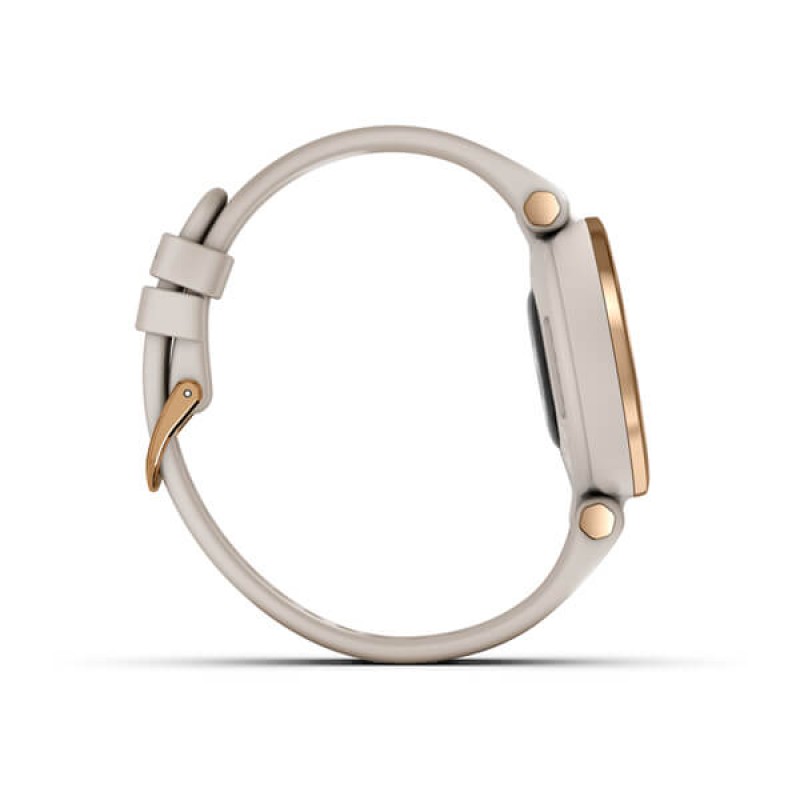 Lily™ Rose Gold Bezel with Light Sand Case and Silicone Band