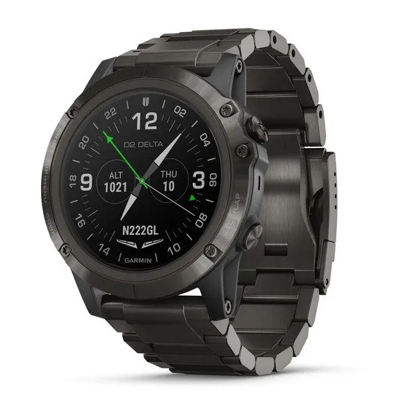 D2™ Delta PX Aviator Watch with DLC Titanium Band