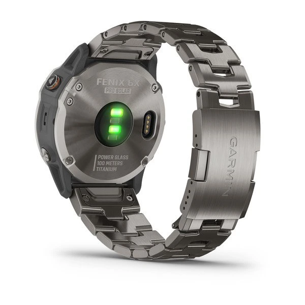 fenix 6X – Pro Solar Edition - Titanium with Vented Titanium BraceletIn  Pakistan