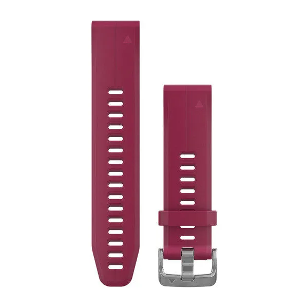 QuickFit® 20 Watch Bands Cerise Silicone