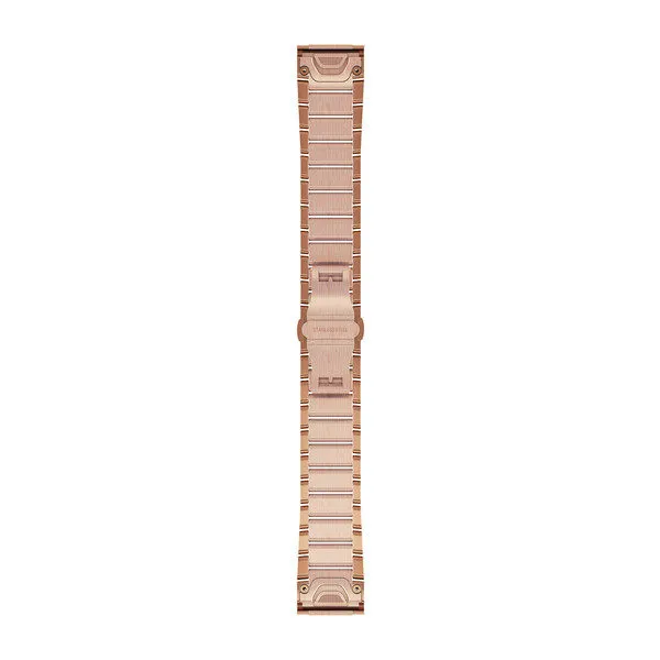 QuickFit® 20 Watch Bands Rose Gold-tone Stainless Steel