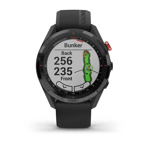 Approach® S62 Bundle Black Ceramic Bezel with Black Silicone Band