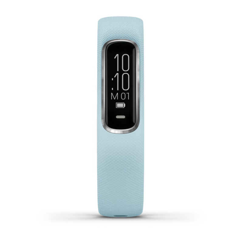 vívosmart® 4 Azure Blue with Silver Hardware Small/Medium