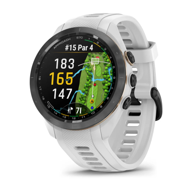 Golf clearance tracker watch