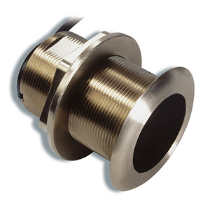 Bronze Tilted Thru-hull Transducer with Depth & Temperature (12 tilt, 8-pin) - Airmar B60