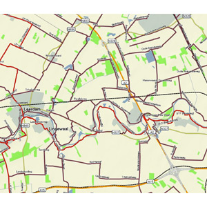 BeNeLux Cycling Map 