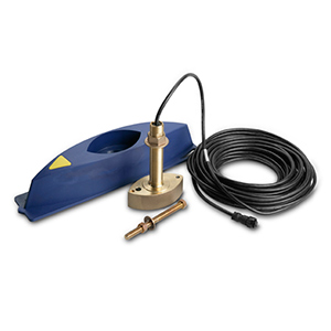 Bronze Thru-hull Mount Transducer with Depth & Temperature (Narrow Stem, 6-pin) - Airmar B45