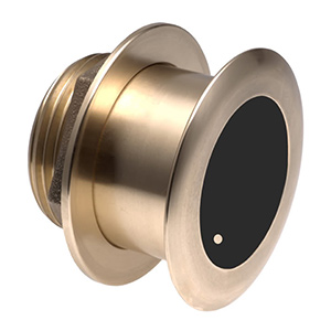 Bronze Tilted Thru-hull Transducer with Depth & Temperature (20 tilt) - Airmar B175H