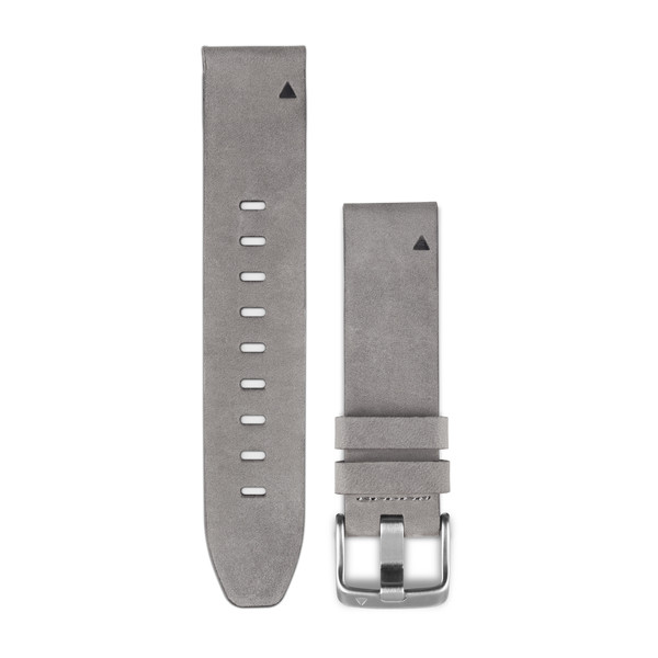 QuickFit 20 Watch Bands Gray Suede Leather