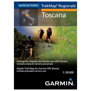 Italy TrekMap, Toscana 