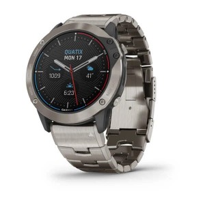 quatix® 6X Solar Titanium with Titanium Band