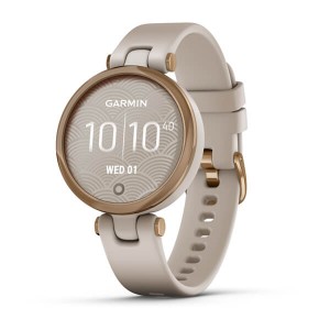 Lily™ Rose Gold Bezel with Light Sand Case and Silicone Band