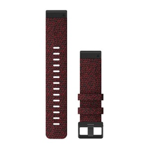 QuickFit® 22 Watch Bands Heathered Red Nylon