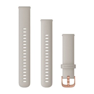 Quick Release Bands (18 mm) Light Sand with Rose Gold Hardware