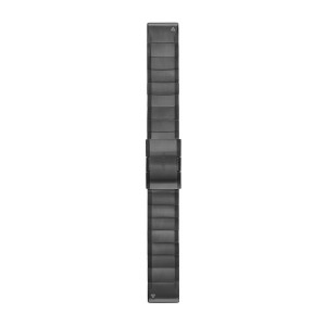 QuickFit 22 Watch Bands Carbon Gray DLC Titanium
