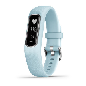 vívosmart® 4 Azure Blue with Silver Hardware Small/Medium